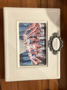 Bridesmaids Photo Album in Cream with Ornate Silver Emblem